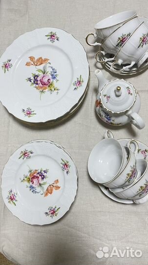 Сервиз столовый полевой цветок Bernadotte