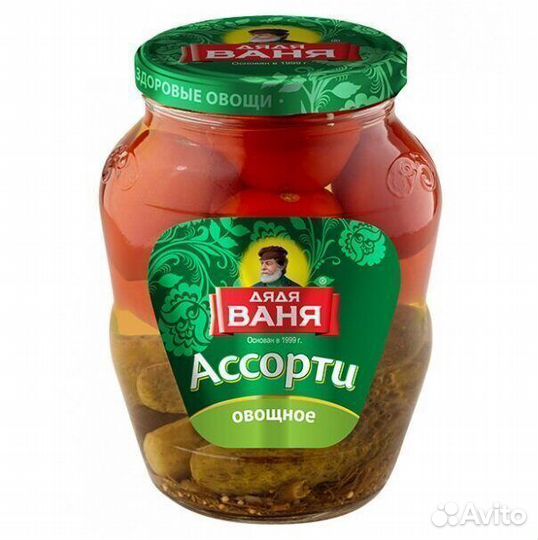 Опт - Ассорти Дядя Ваня Овощное 680г