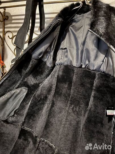 Дубленка натуральная женская 46 размер