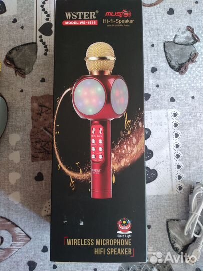 Беспроводной караоке микрофон