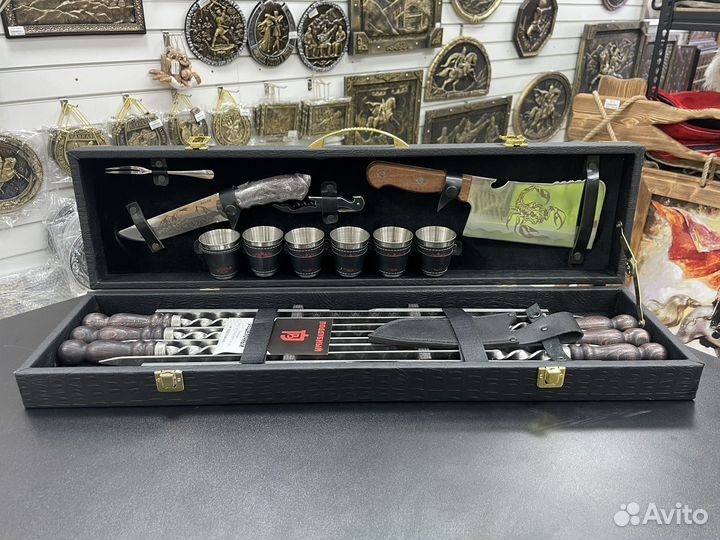 Шашлычный набор Кизляр #2 кожа