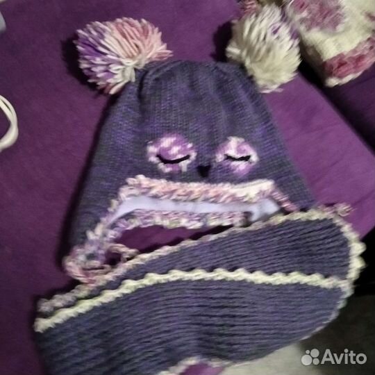 Комплект шапка и шарф