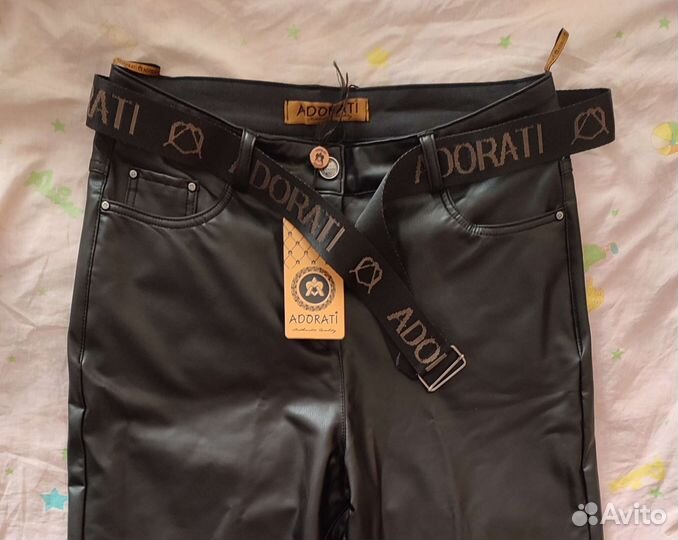 Кожаные брюки из Турции