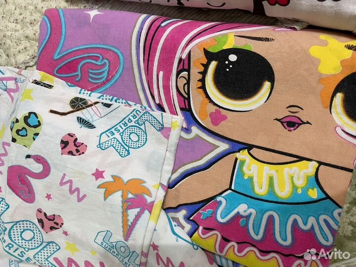 Детское постельное белье 1,5 (два комплекта)