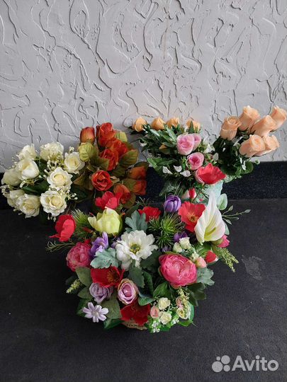 Сухоцветы. Помпасная трава. Искусственные растения