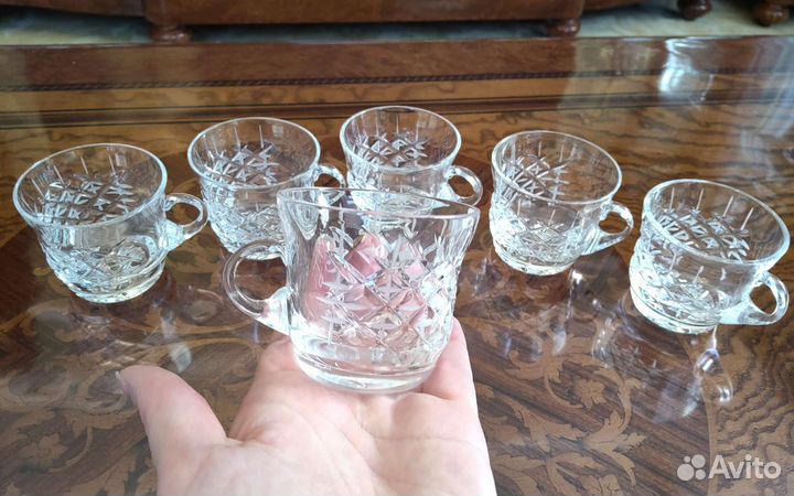 Чашечки хрусталь
