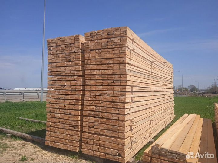 Доска обрезная, сорт 1, т/у
