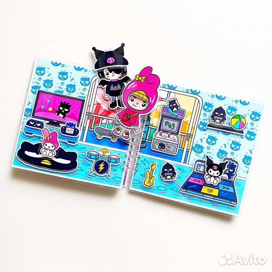 Книжка на липучках Мелоди и Куроми