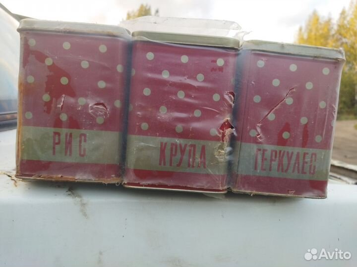 Банки для сыпучих продуктов СССР матрёшки 18 штук