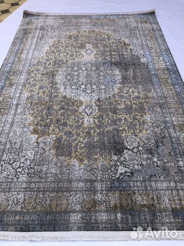 Ковер персидский шелковый 200х300 для зала на пол