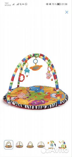 Развивающий коврик новый