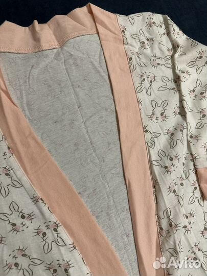 Халат женский новый с зайцем