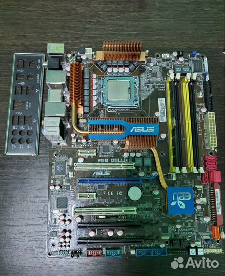 Комплект Asus p5q deluxe + q9400