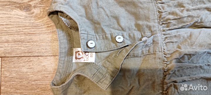 Платье вельветовое для девочки 80 bungly boo