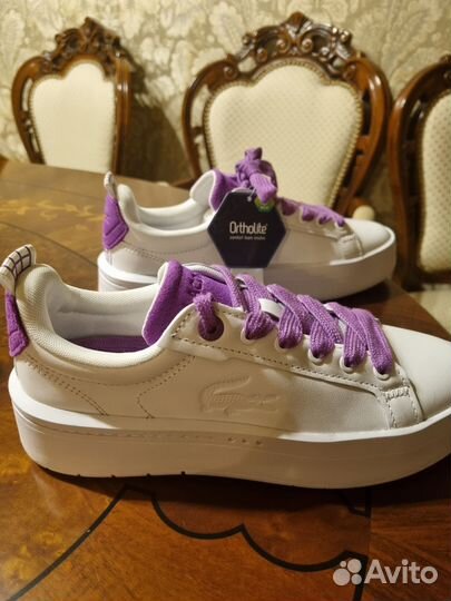 Кеды lacoste кожа оригинал 37