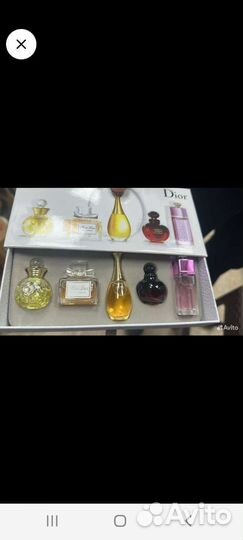 Подарочный набор Духи парфюм Dior 5 шт по 5 мл