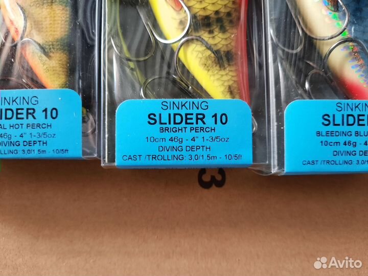 Воблеры Salmo Slider 10 S