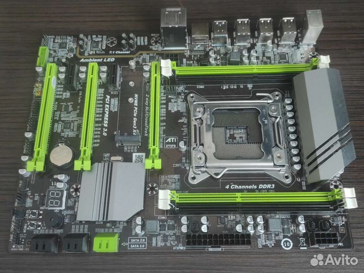 Материнская плата lga 2011 x79 + xeon e5-2640v2