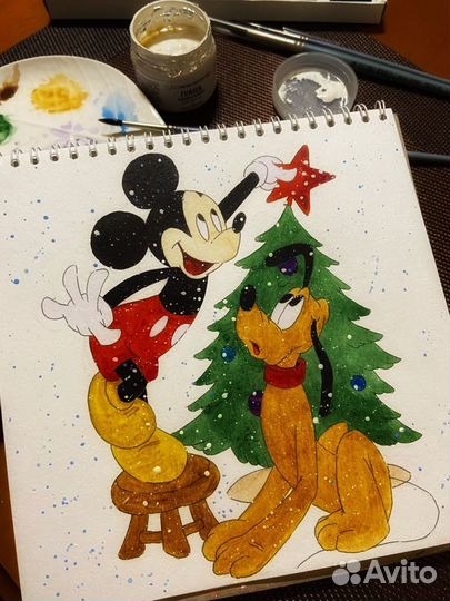 Подарок / рисунок / открытка / картина