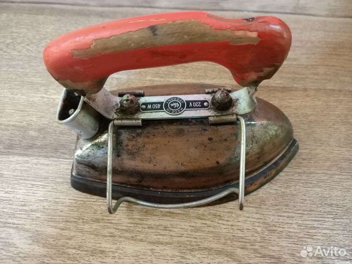 Утюг электрический винтажный немецкий