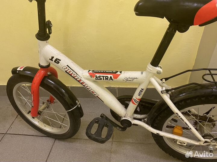 Детский велосипед novatrack 16