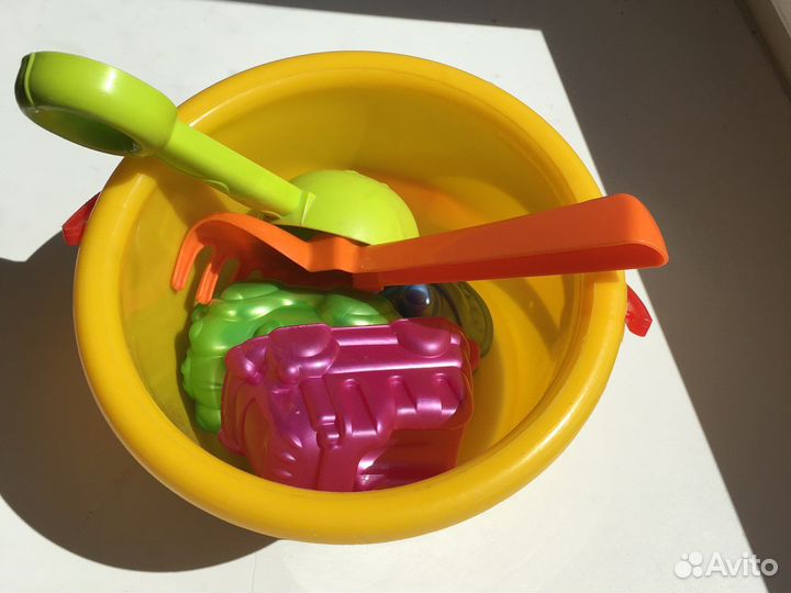 Игрушки для песочницы пакетом 6 штук