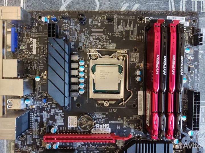 Комплект i7 4790, плата Z97, DDR3 32 Гб 1866 мгц