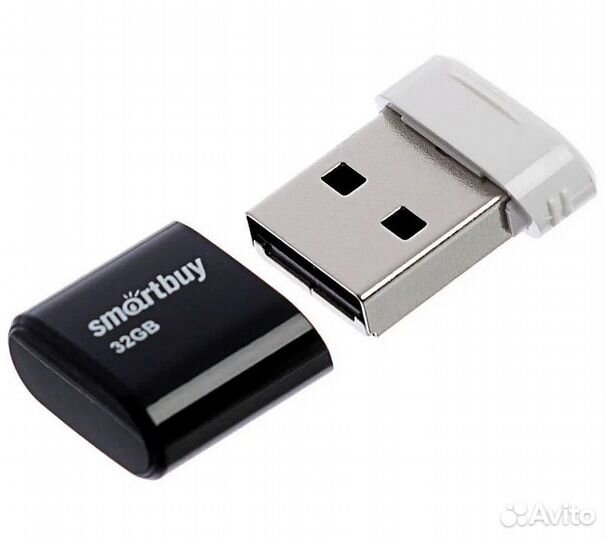 Флеш-накопитель Smartbuy Lara USB 2.0 32GB, черный