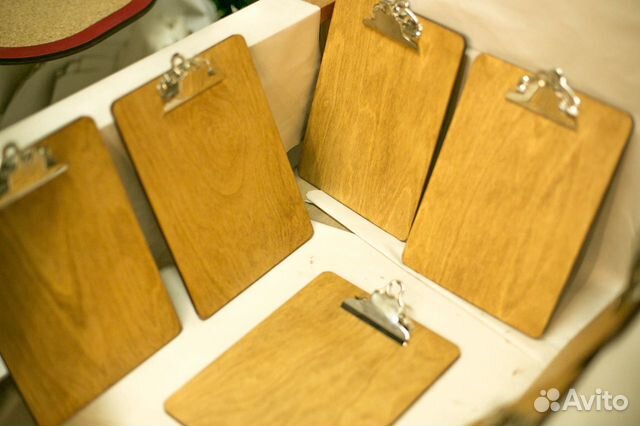 Деревянные планшеты клипборды