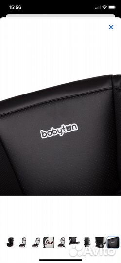 Детское автокресло babyton comfort fix eco black