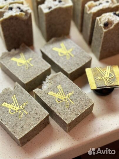 Мыло ручной работы с вашим логотипом