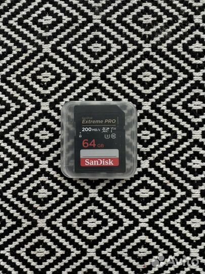 Карта памяти SanDisk 64gb 200mb