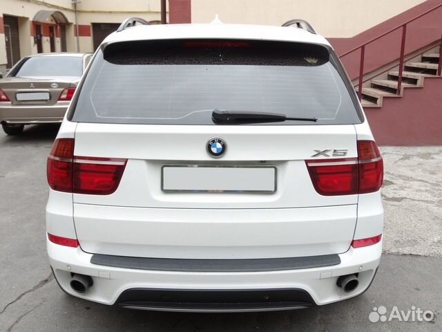 Накладка на бампер BMW X5 E70 (10-13) RA