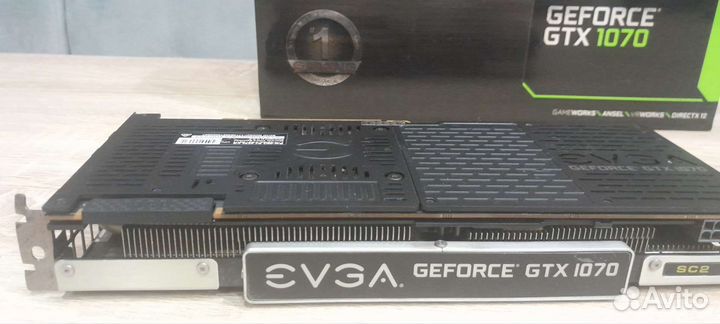 Видеокарта evga gtx 1070 SC2 8gb 256 bit