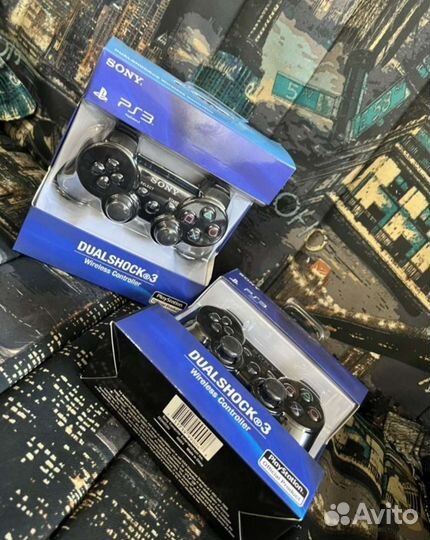 Джойстики на PS3 новые запечатанные