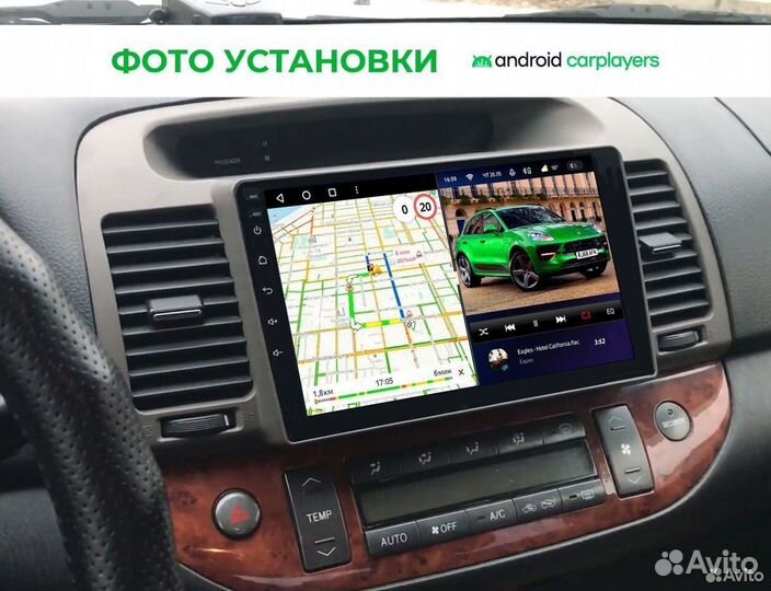 Магнитола android 4.32 Toyota Camry 30 2001-2006