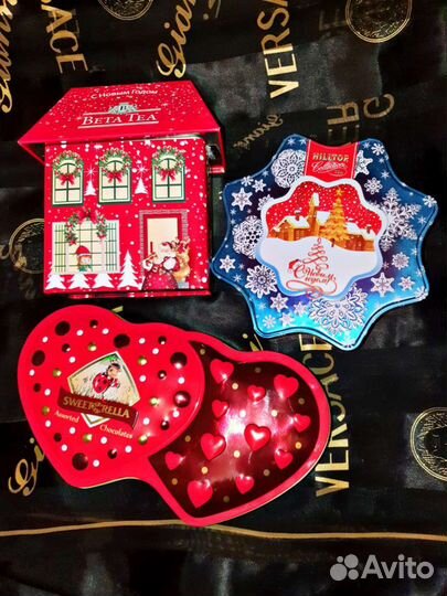 Жестяные банки, чайные коробки