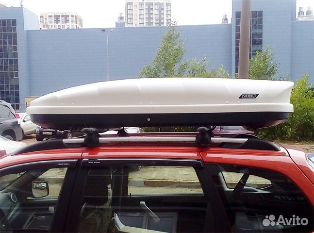 Бокс Nobu Cross 176х80х35см 380л белый матовый