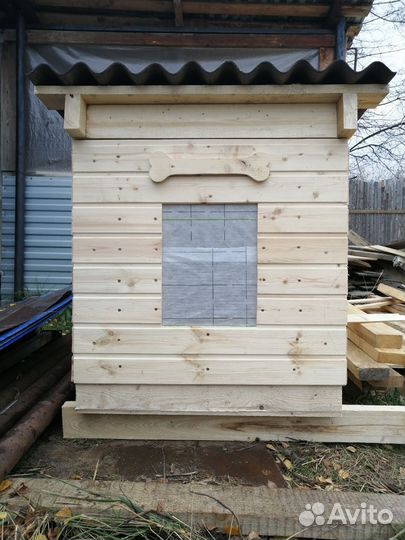 Будка для собаки утепленная