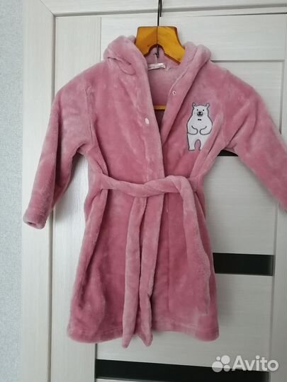 Домашняя одежда для девочки. (Халатик и комбинезон