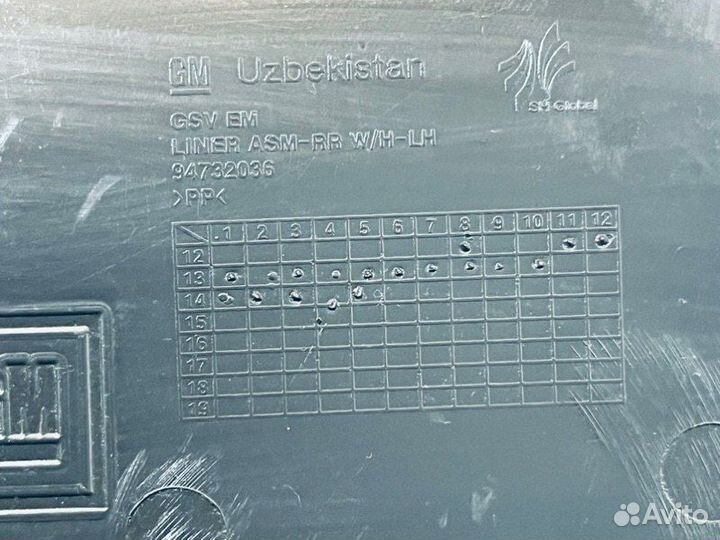 Локер задний левый Chevrolet Cobalt седан B15D2