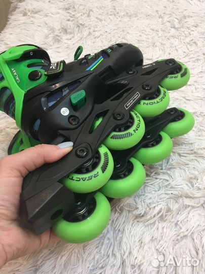 Роликовые коньки детские раздвижные р. 28-31