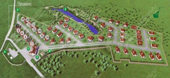 Участок 2,45 га (ИЖС)