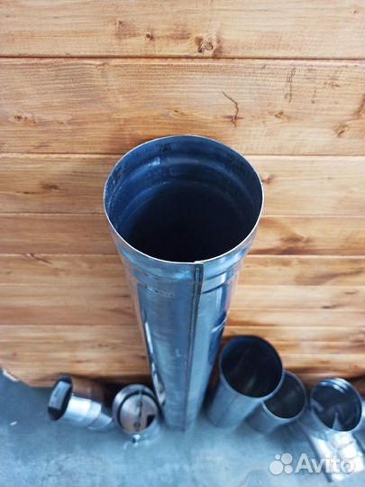 Труба для дымохода из нержавейки d115 / L0,5м