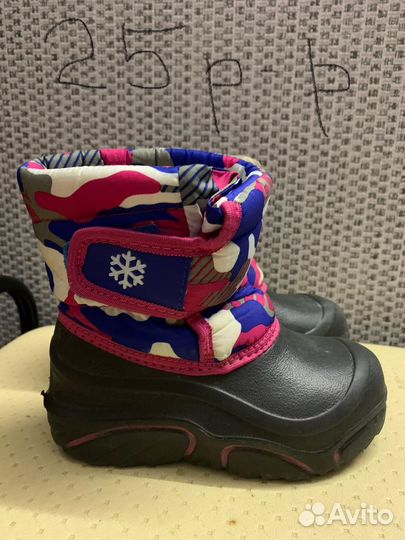 Детские резиновые сапоги размер 28