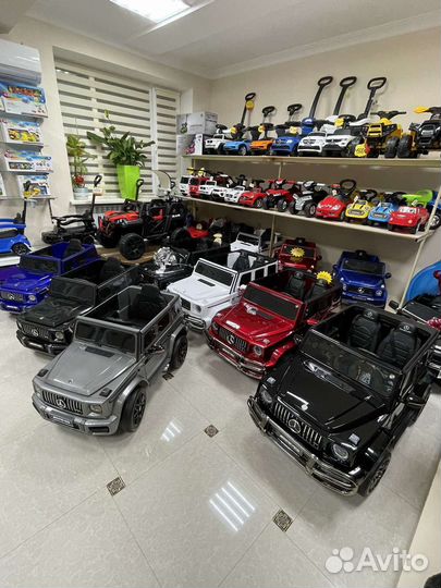 Электромобиль mercedes benz G63 двухместный гелик