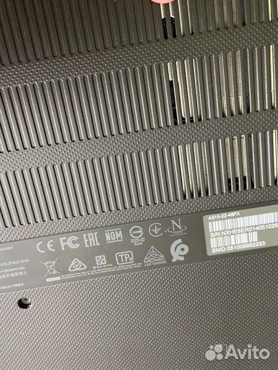 Ноутбук acer
