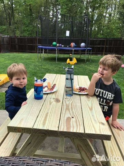Скамейка+стол для детей