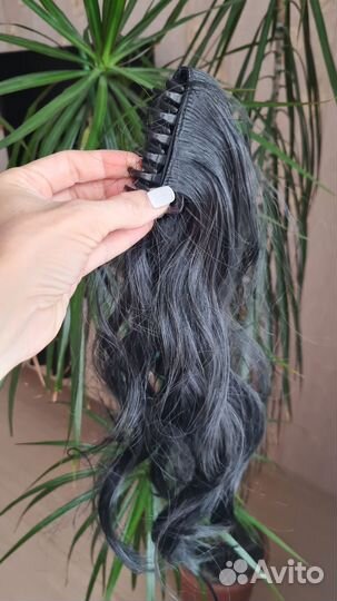 Шиньон на заколке