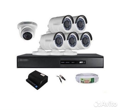 Комплект видеонаблюдения HiWatch Всепогодный